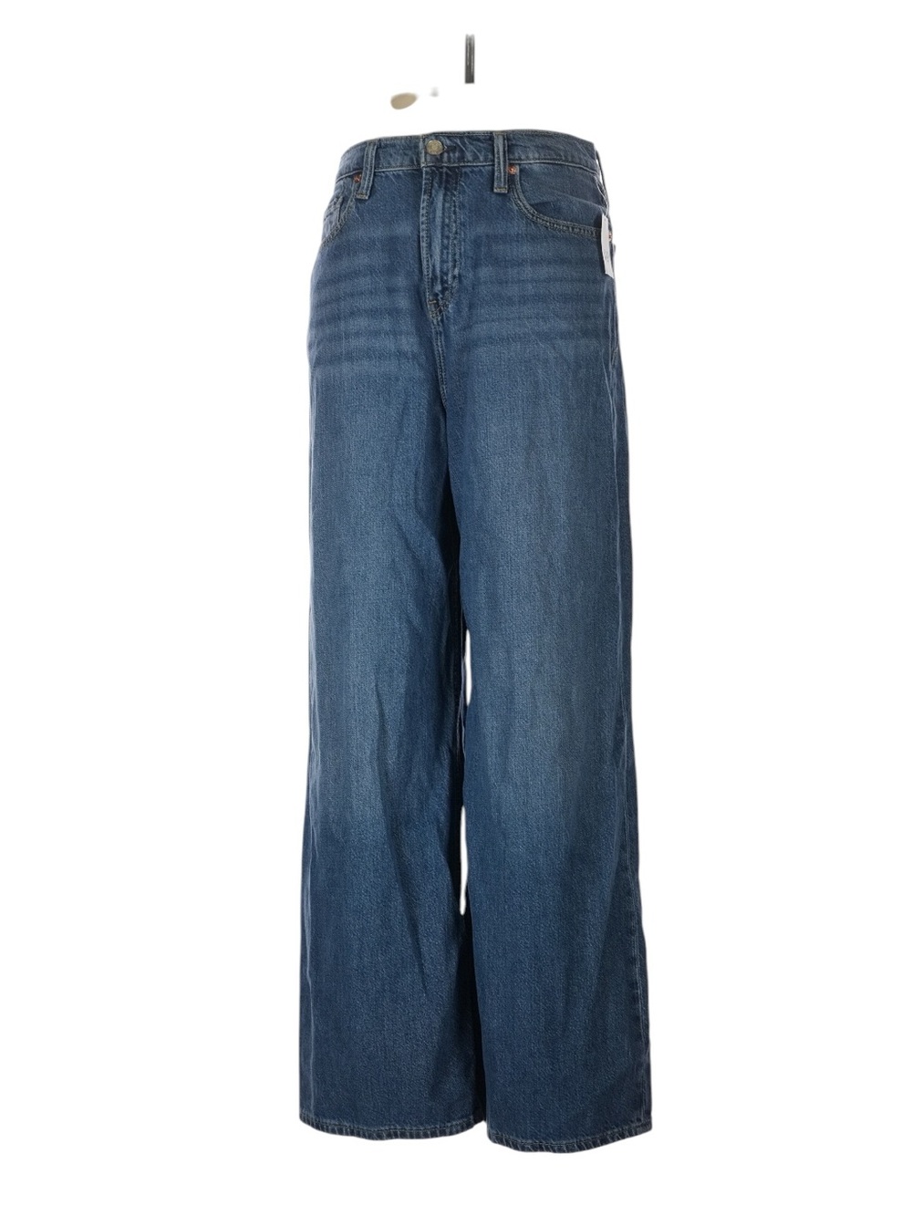Gap Wide Leg Baggy Jeans size 30 Light Wash Casual Weekend High Rise NWT